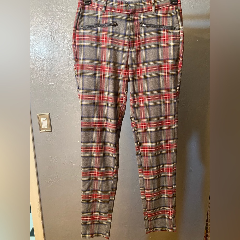 Selected Femme Jeans tartan trousers